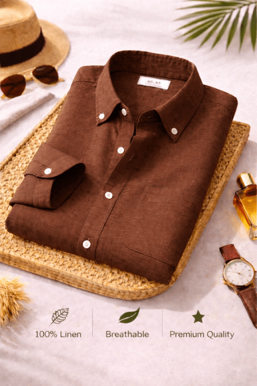 Combo Set 4 Linen Shirts Combo Pack (4 Shirts)
