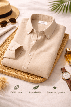 Combo Set 4 Linen Shirts Combo Pack (4 Shirts)