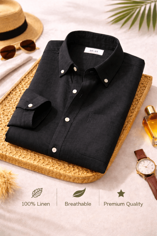 Combo Set 4 Linen Shirts Combo Pack (4 Shirts)